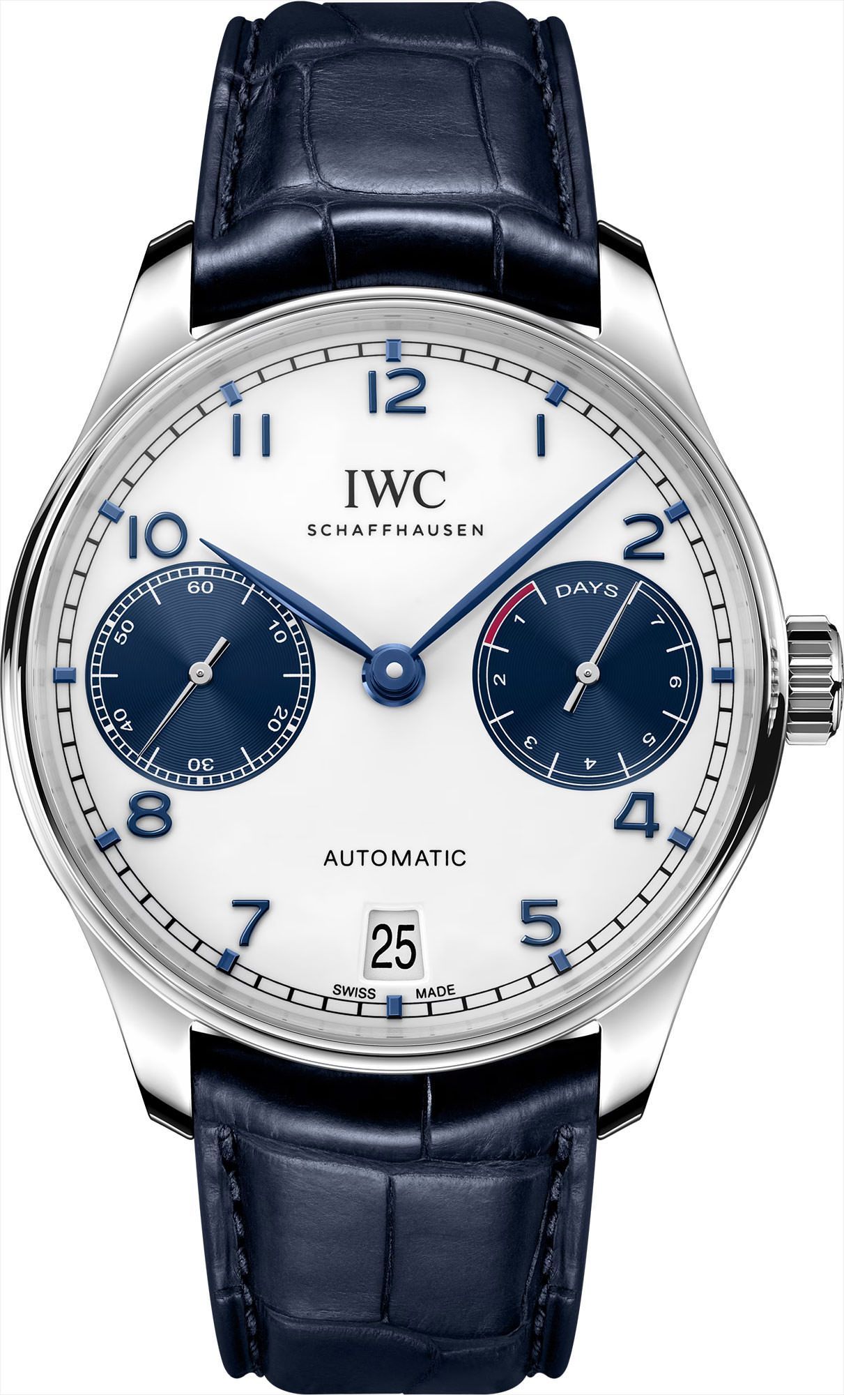 IWC Portugieser  Silver Dial 42.3 mm Automatic Watch For Men - 1