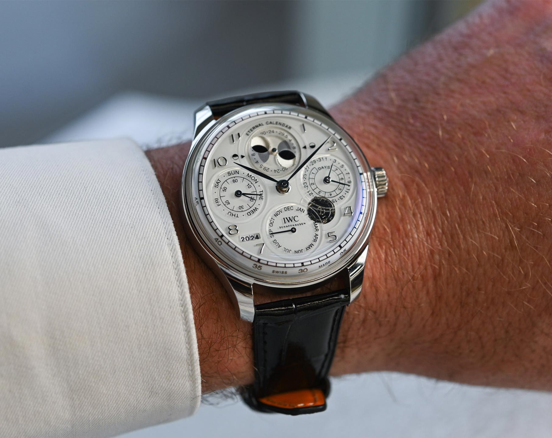 IWC Portugieser  White Dial 44.4 mm Automatic Watch For Men - 5