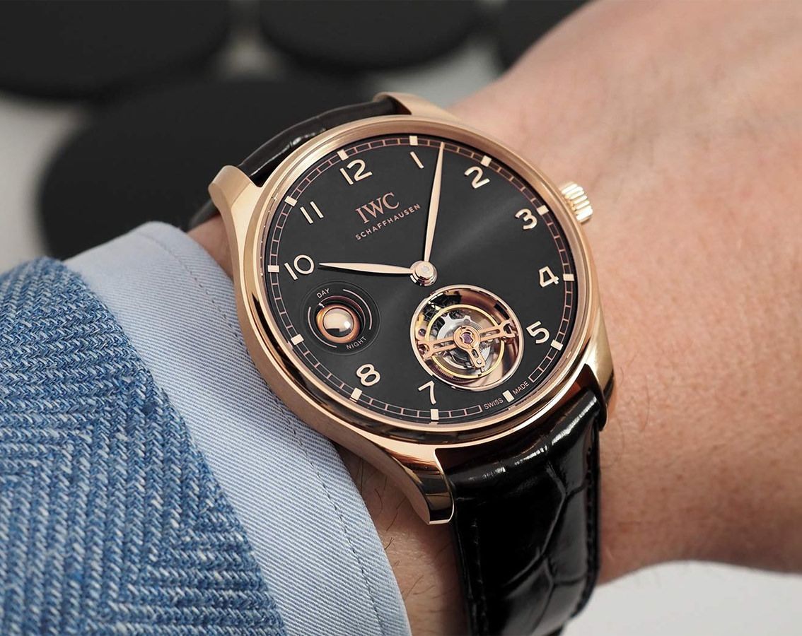 IWC Portugieser 42.4 mm Watch in Black Dial