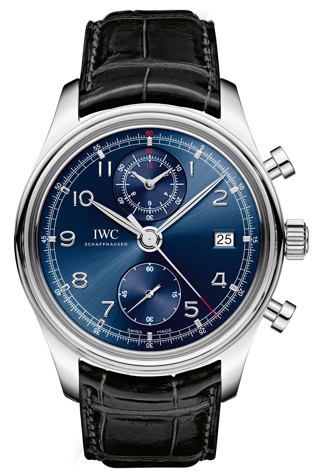 IWC Portuguese  Blue Dial 42 mm Automatic Watch For Men - 1