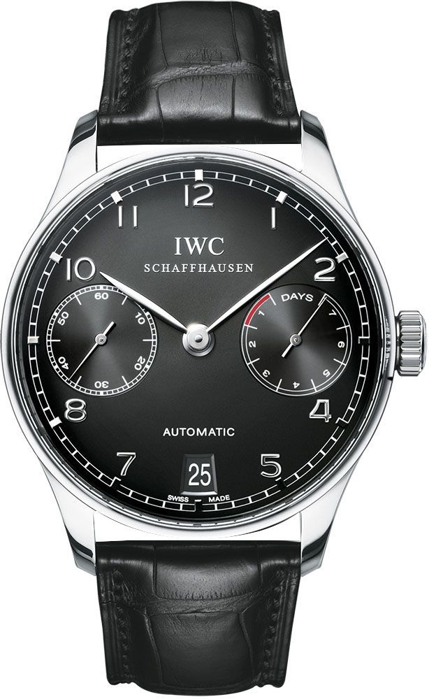 IWC Portuguese Runabout Automatic Black Dial 42 mm Automatic Watch For Men - 1