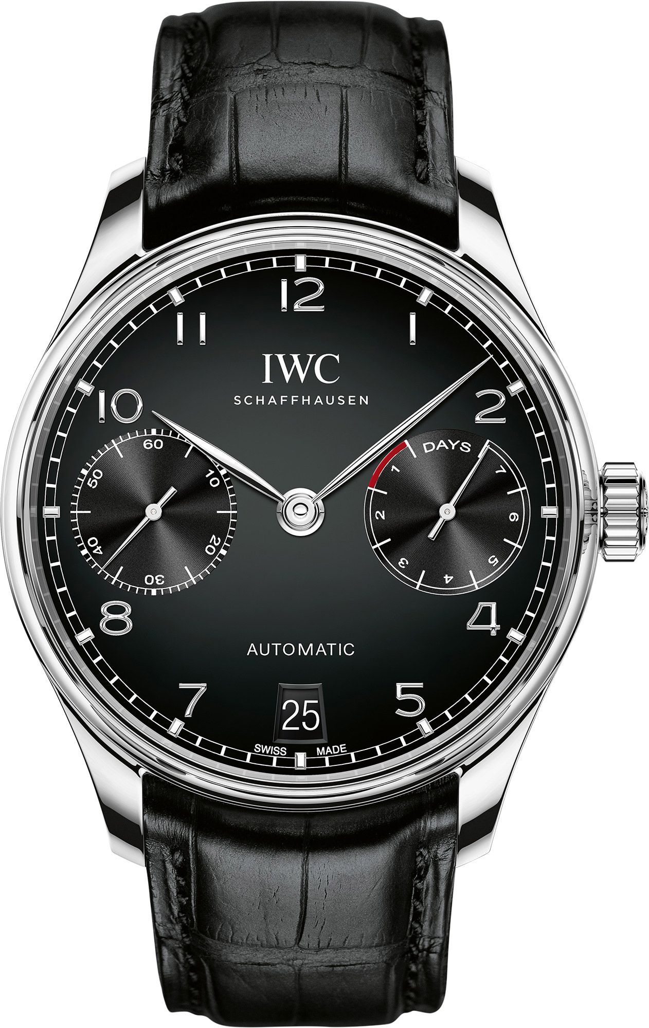 IWC Portugieser Runabout Automatic Black Dial 42.3 mm Automatic Watch For Men - 1