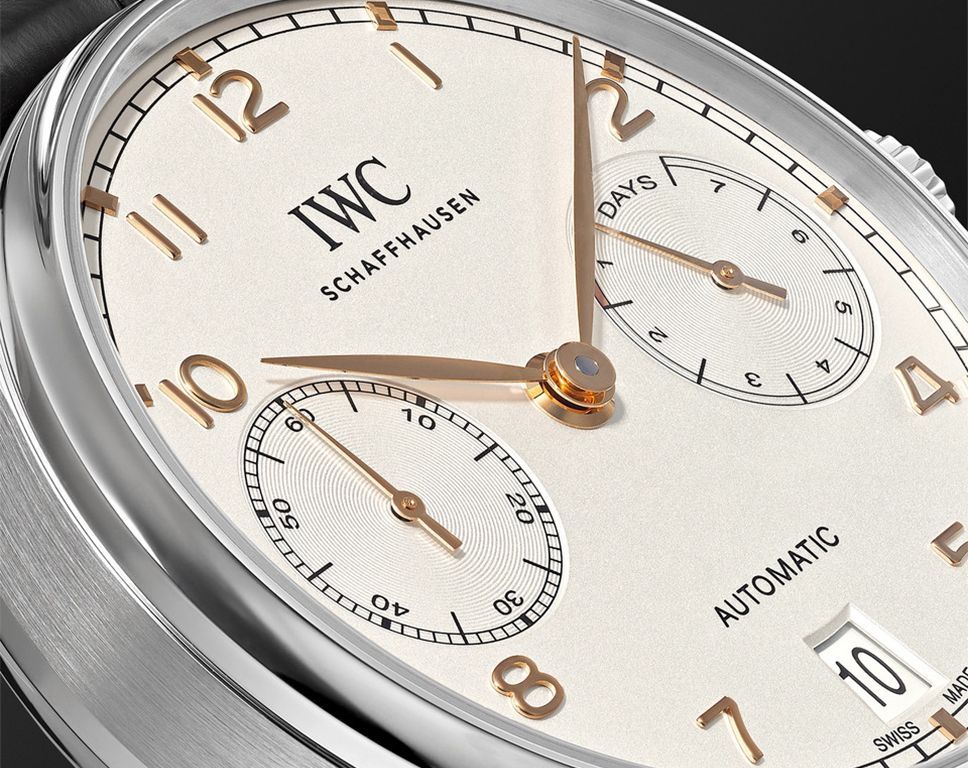 IWC  42.3 mm Watch in White Dial For Men - 8