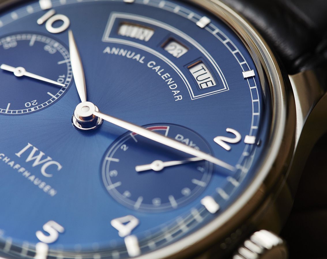 IWC Portugieser  Blue Dial 44.2 mm Automatic Watch For Men - 6