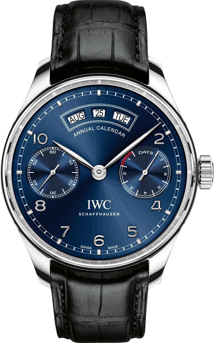 IWC Portugieser  Blue Dial 44.2 mm Automatic Watch For Men - 1