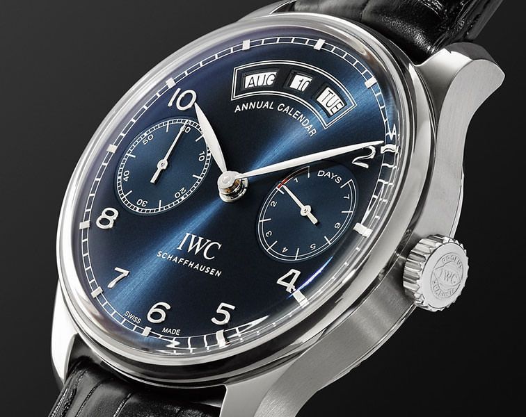IWC Portugieser  Blue Dial 44.2 mm Automatic Watch For Men - 9