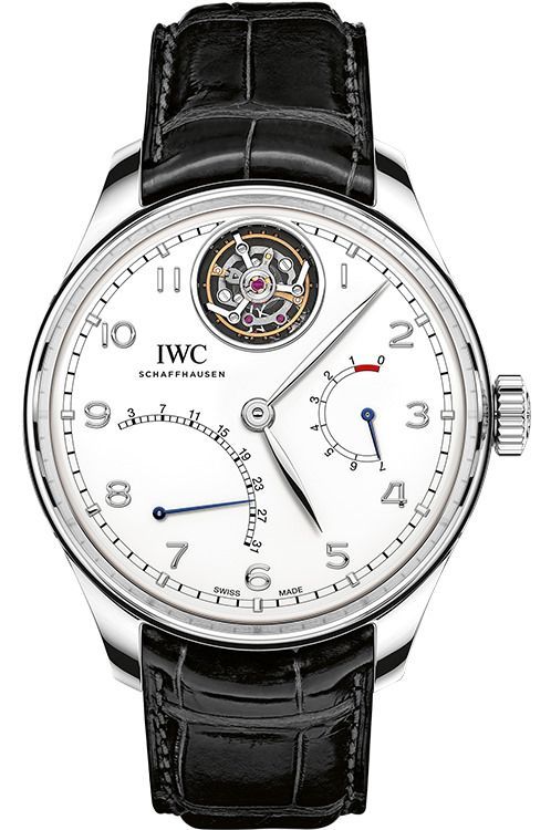 IWC Tourbillon 44.2 mm Watch in Silver Dial