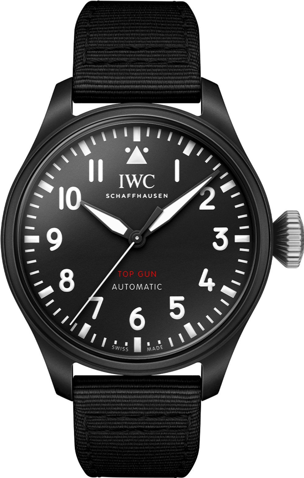 IWC Pilot’s Watches Performance Materials Black Dial 43.8 mm Automatic Watch For Men - 1