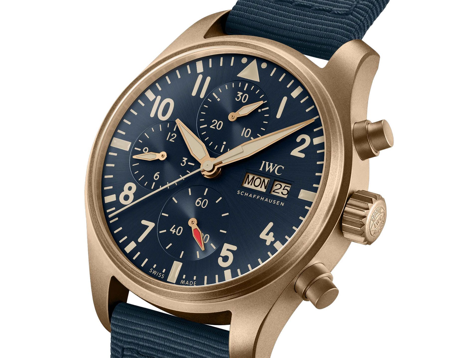 IWC Pilot’s Watches Classic Blue Dial 41 mm Automatic Watch For Men - 2