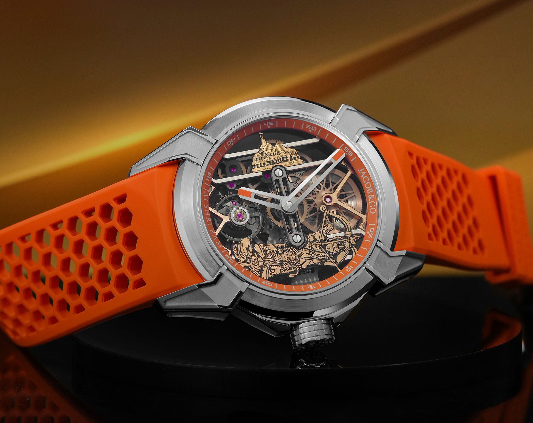 Jacob & Co. Ram Janmabhoomi Titanium Watch | EX110.20.AA.AT.ABRUA