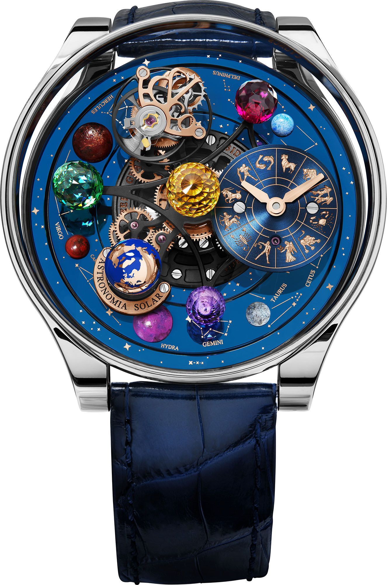 Jacob & Co. Astronomia Solar 44 mm Watch in Blue Dial For Men - 1