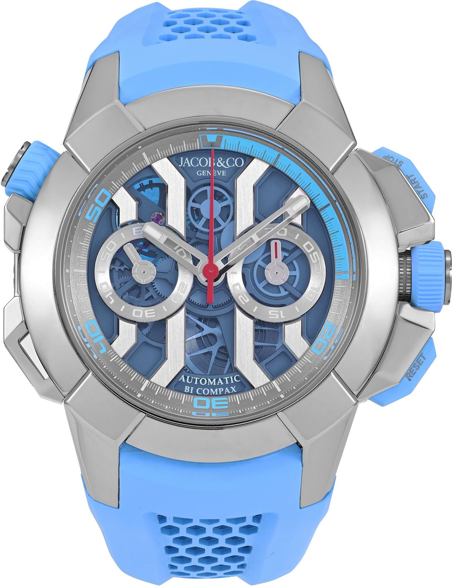 Jacob & Co. Epic X Chrono  Blue Dial 47 mm Automatic Watch For Men - 1