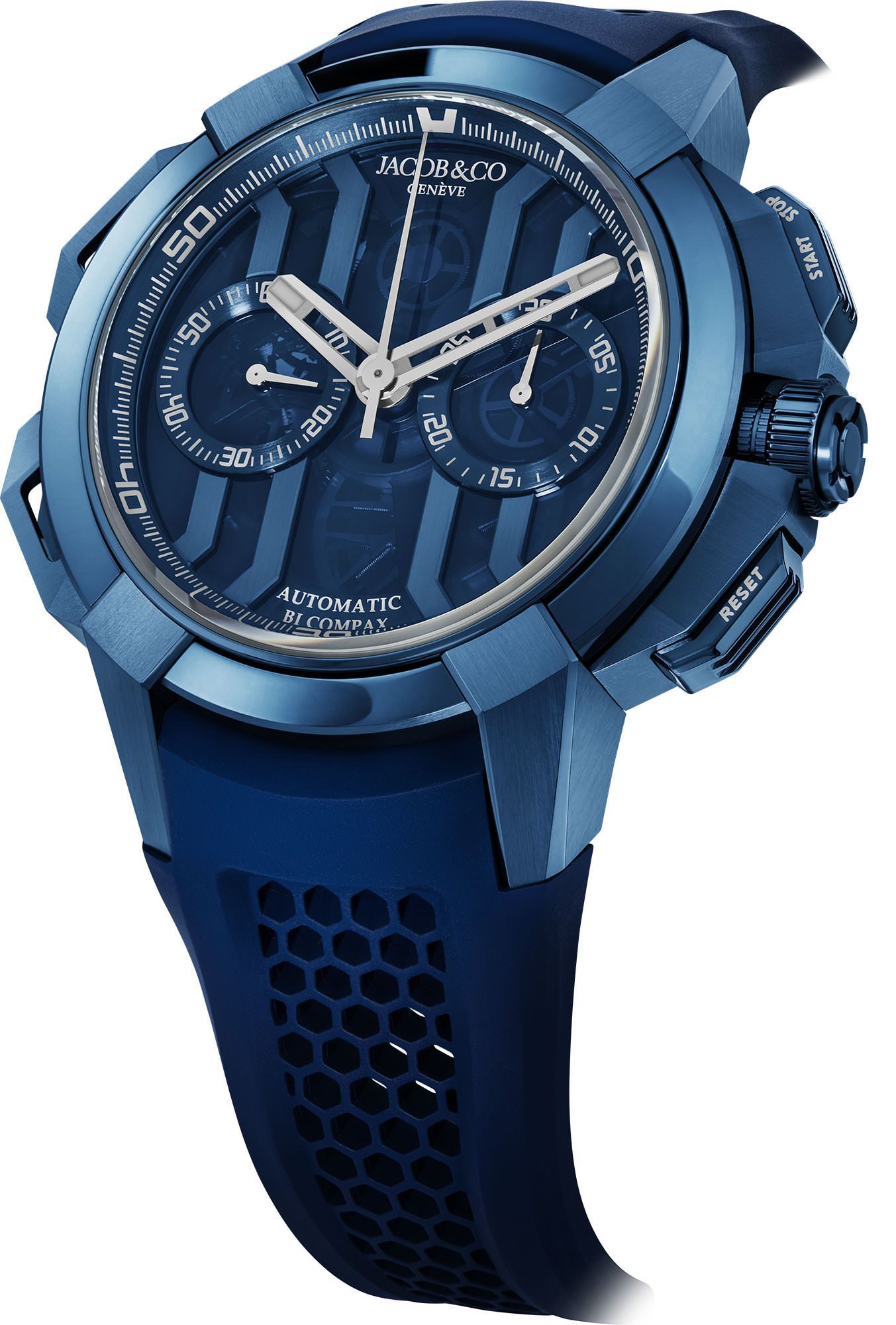 Jacob & Co. Epic X Chrono  Blue Dial 44 mm Automatic Watch For Men - 1