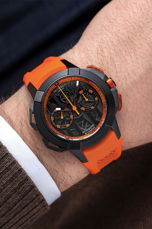 Jacob & Co. Epic X Chrono  Black Dial 44 mm Automatic Watch For Men - 3