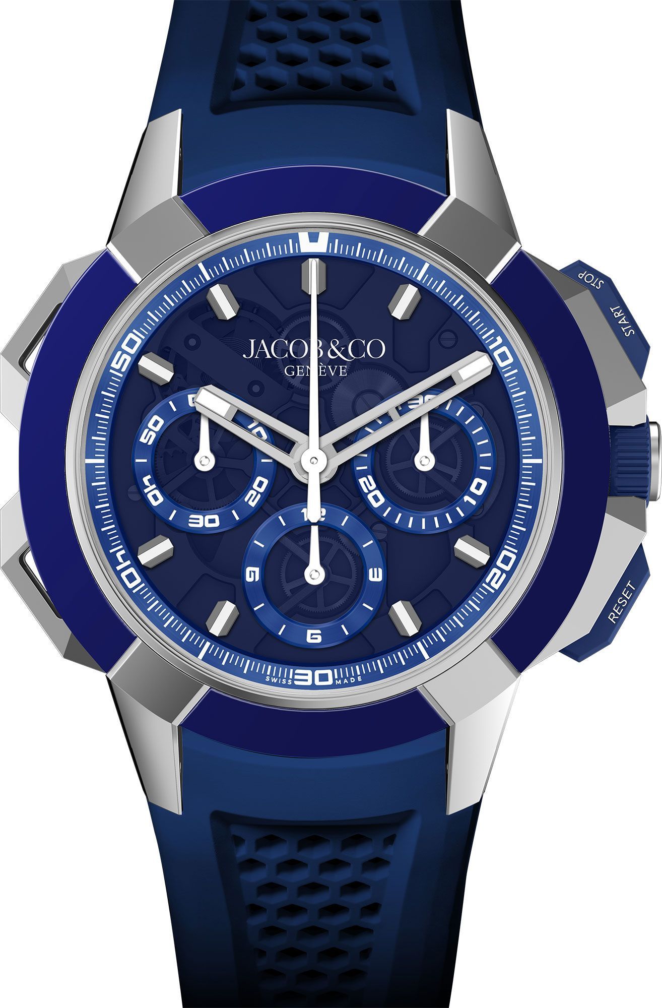 Jacob & Co. Epic X Chrono  Skeleton Dial 44 mm Automatic Watch For Men - 1