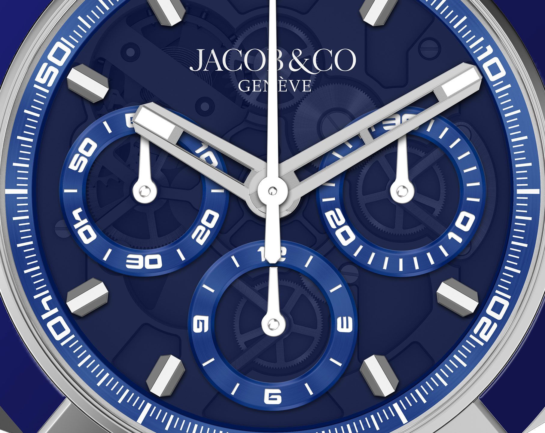 Jacob & Co. Epic X Chrono  Skeleton Dial 44 mm Automatic Watch For Men - 2