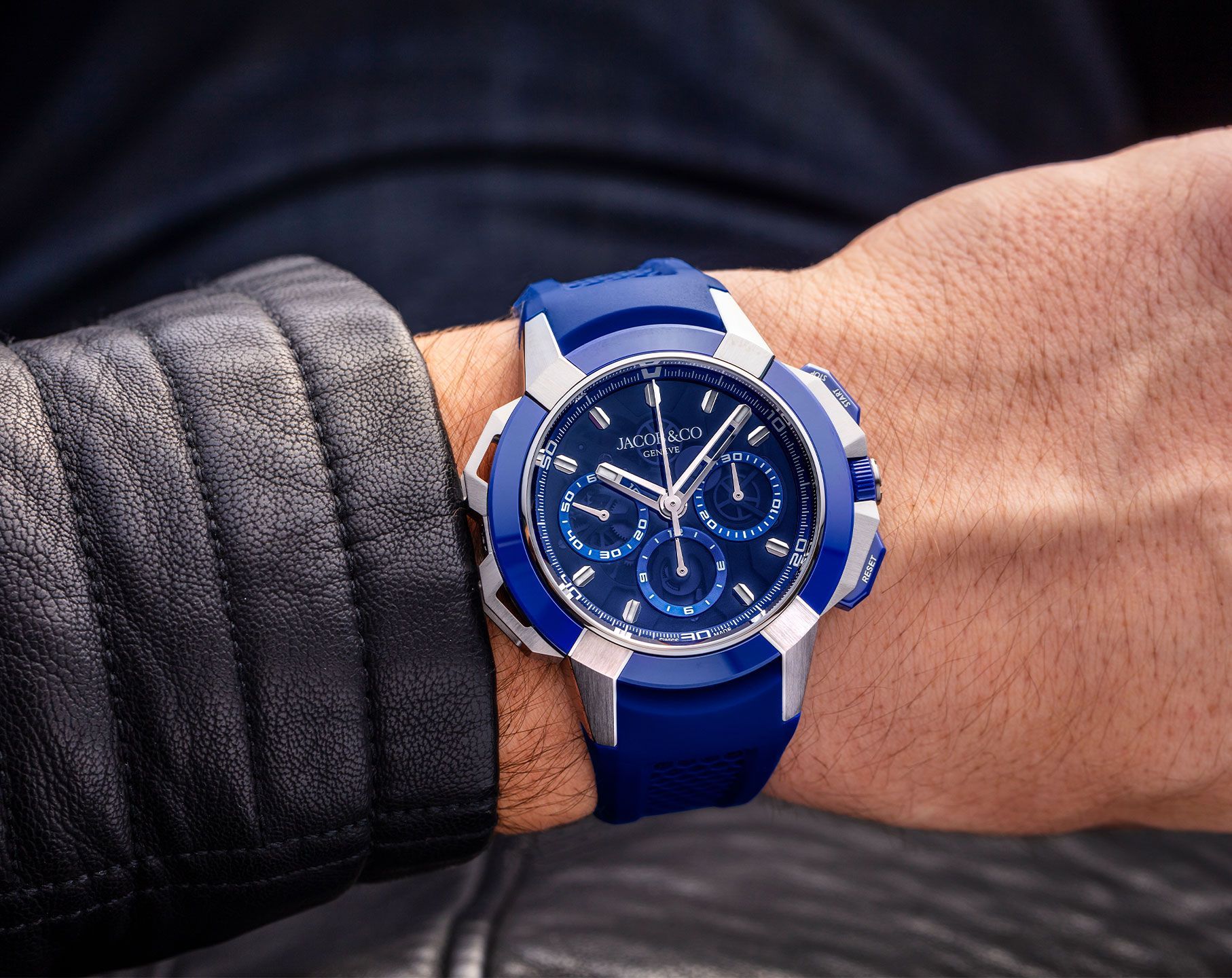Jacob & Co. Epic X Chrono  Skeleton Dial 44 mm Automatic Watch For Men - 4