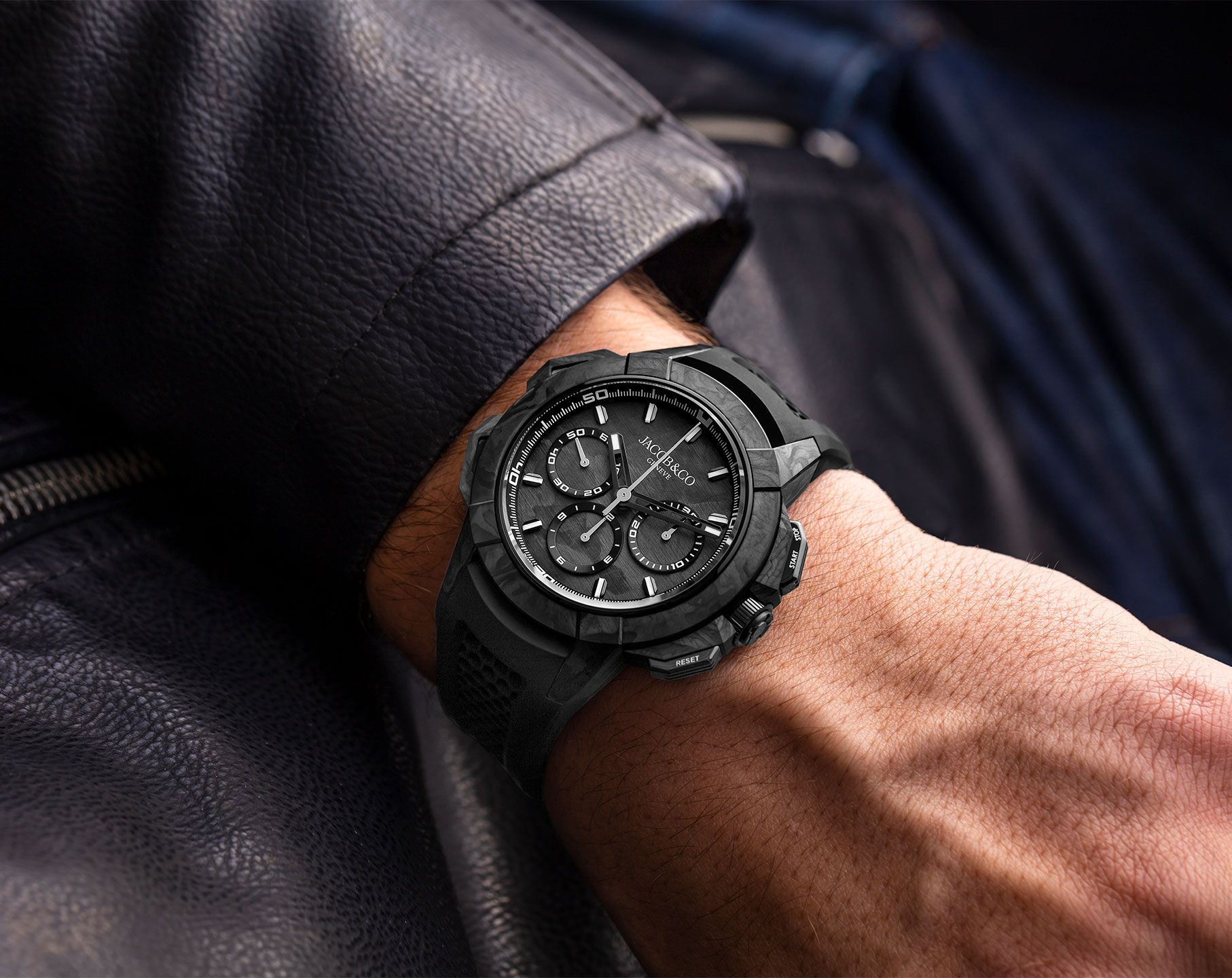 Jacob & Co. Epic X Chrono  Skeleton Dial 44 mm Automatic Watch For Men - 4