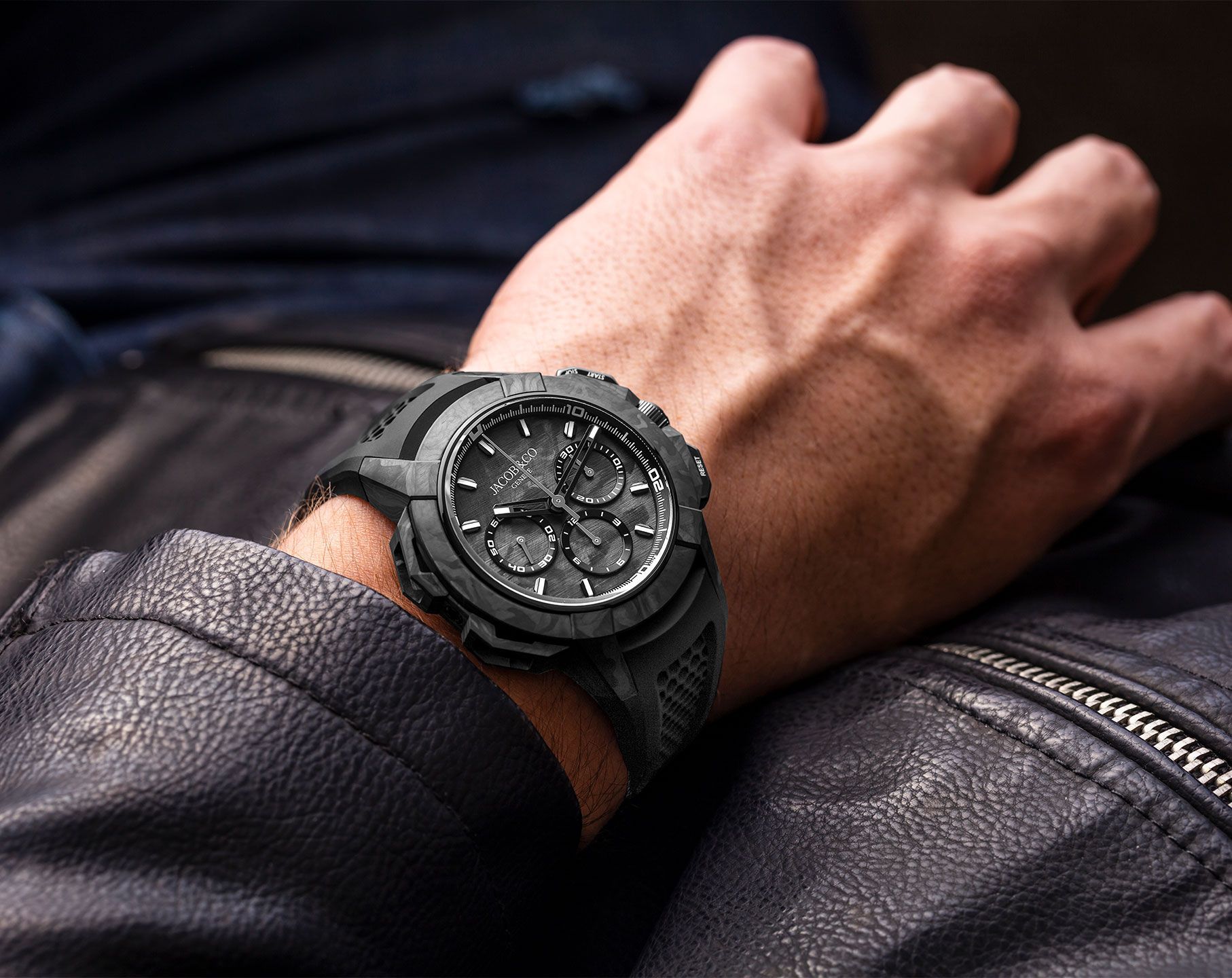 Jacob & Co. Epic X Chrono  Skeleton Dial 44 mm Automatic Watch For Men - 3