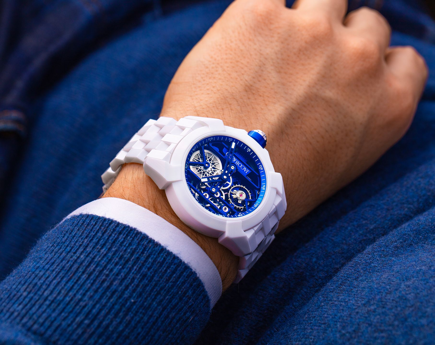 Jacob & Co. Epic X Manual Winding Watch | EX115.95.AI.AA.A95AA
