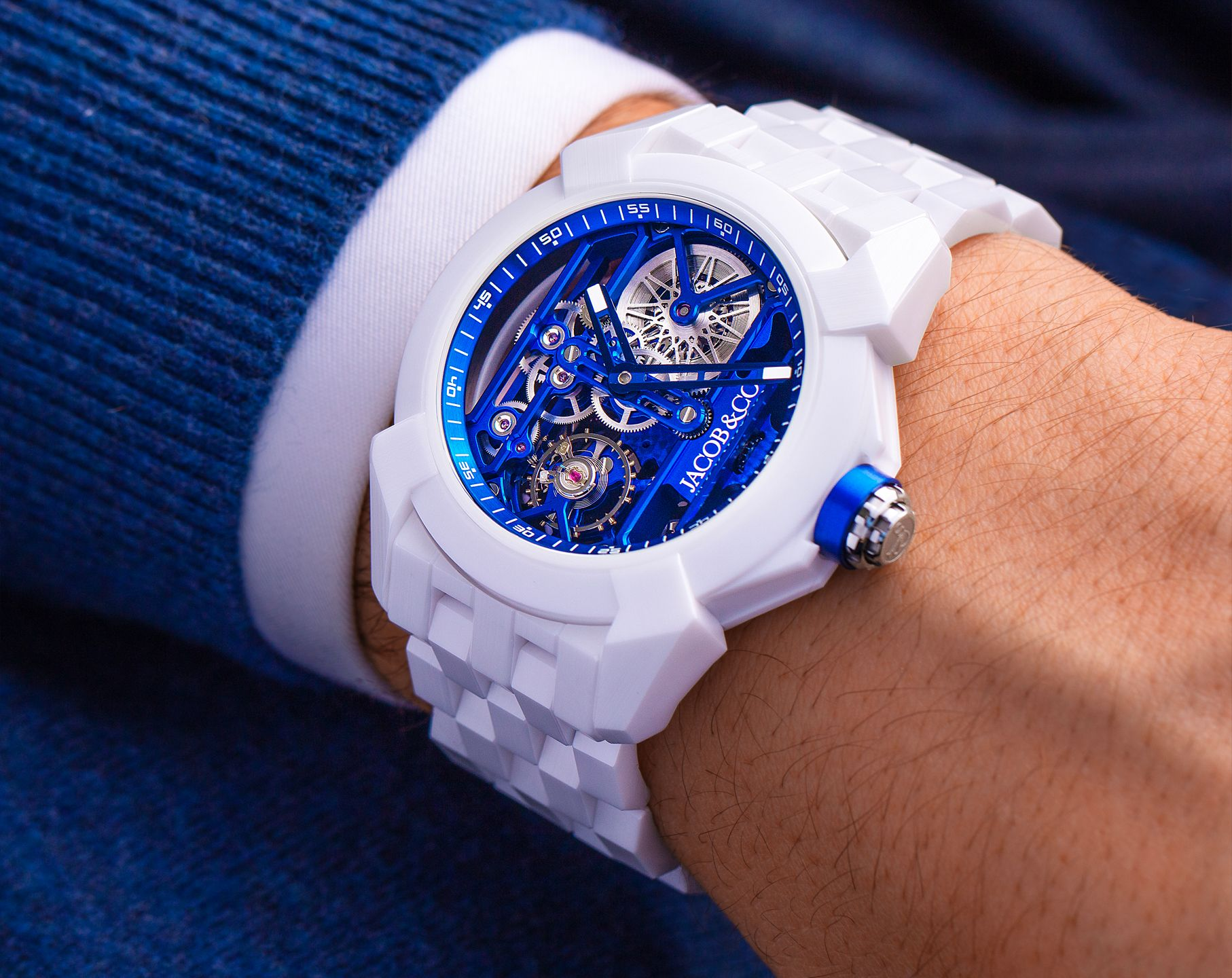 Jacob & Co. Epic X Manual Winding Watch | EX115.95.AI.AA.A95AA