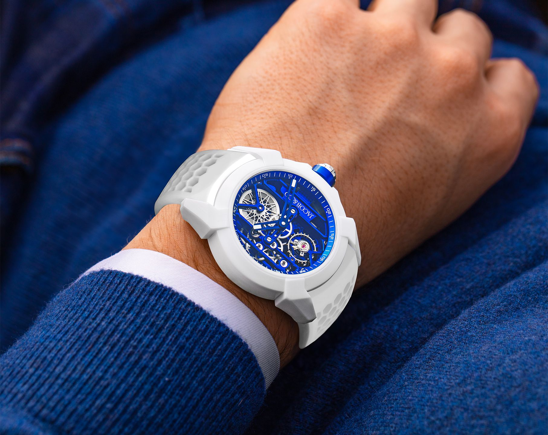 Jacob & Co. Epic X Manual Winding Watch | EX115.95.AI.AA.ABRUA