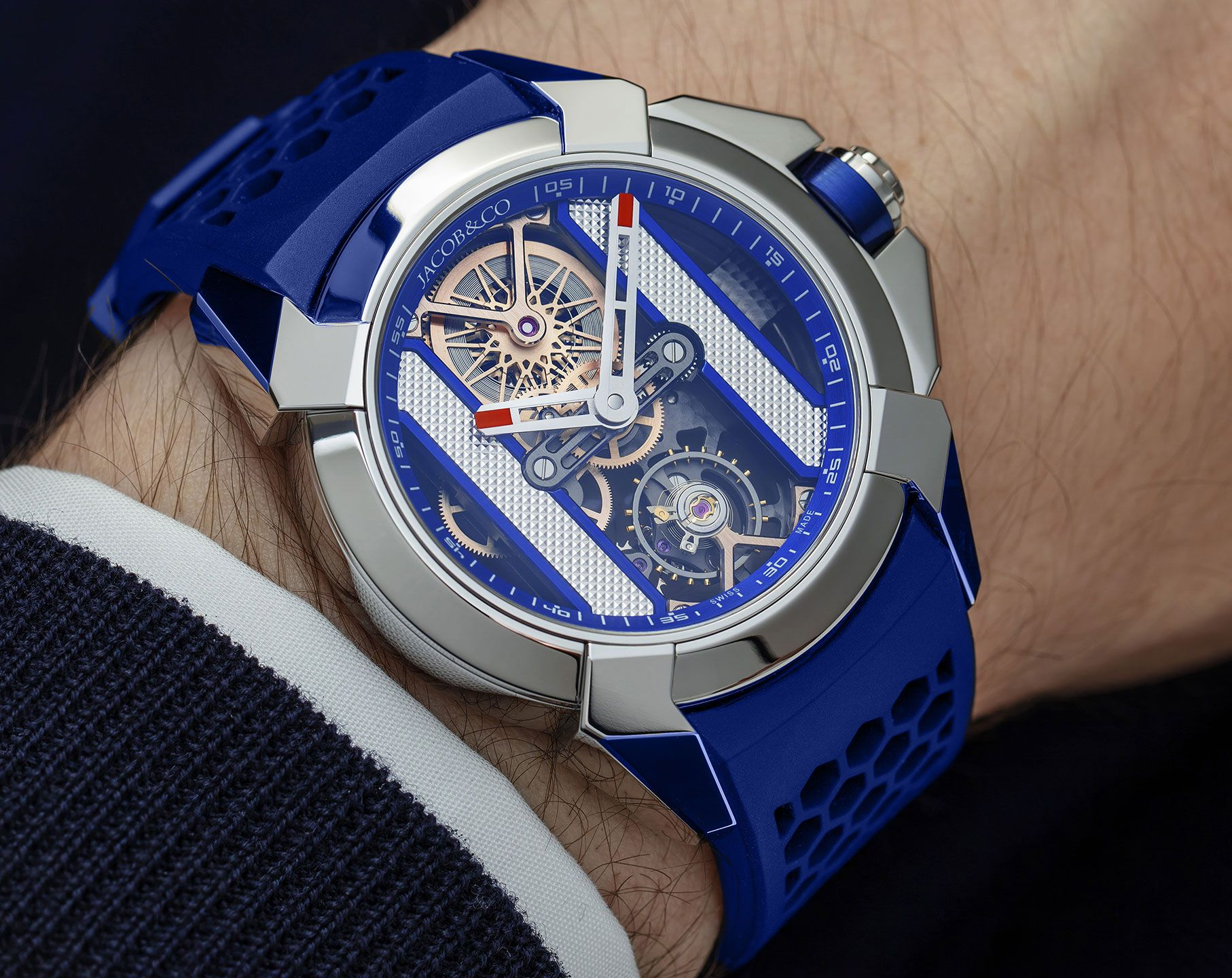 Jacob & Co. Epic X Manual Winding Watch | EX120.10.AB.AB.BBRUA