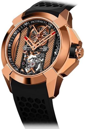 Jacob Co. Epic X V2 44 mm Watch in Skeleton Dial