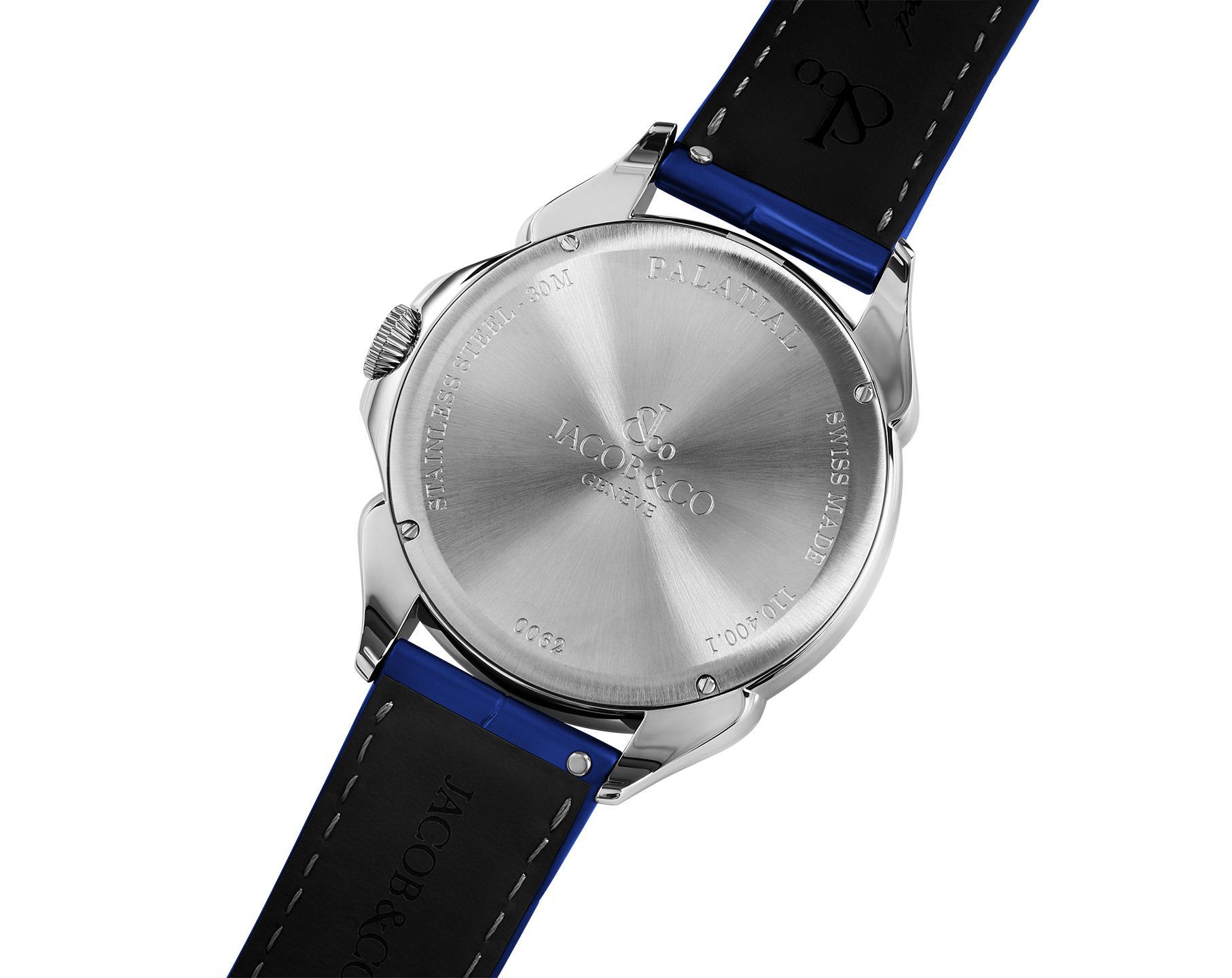 Jacob & Co. Palatial Palatial Classic Manual Big Date Blue Dial 42 mm Manual Winding Watch For Men - 2