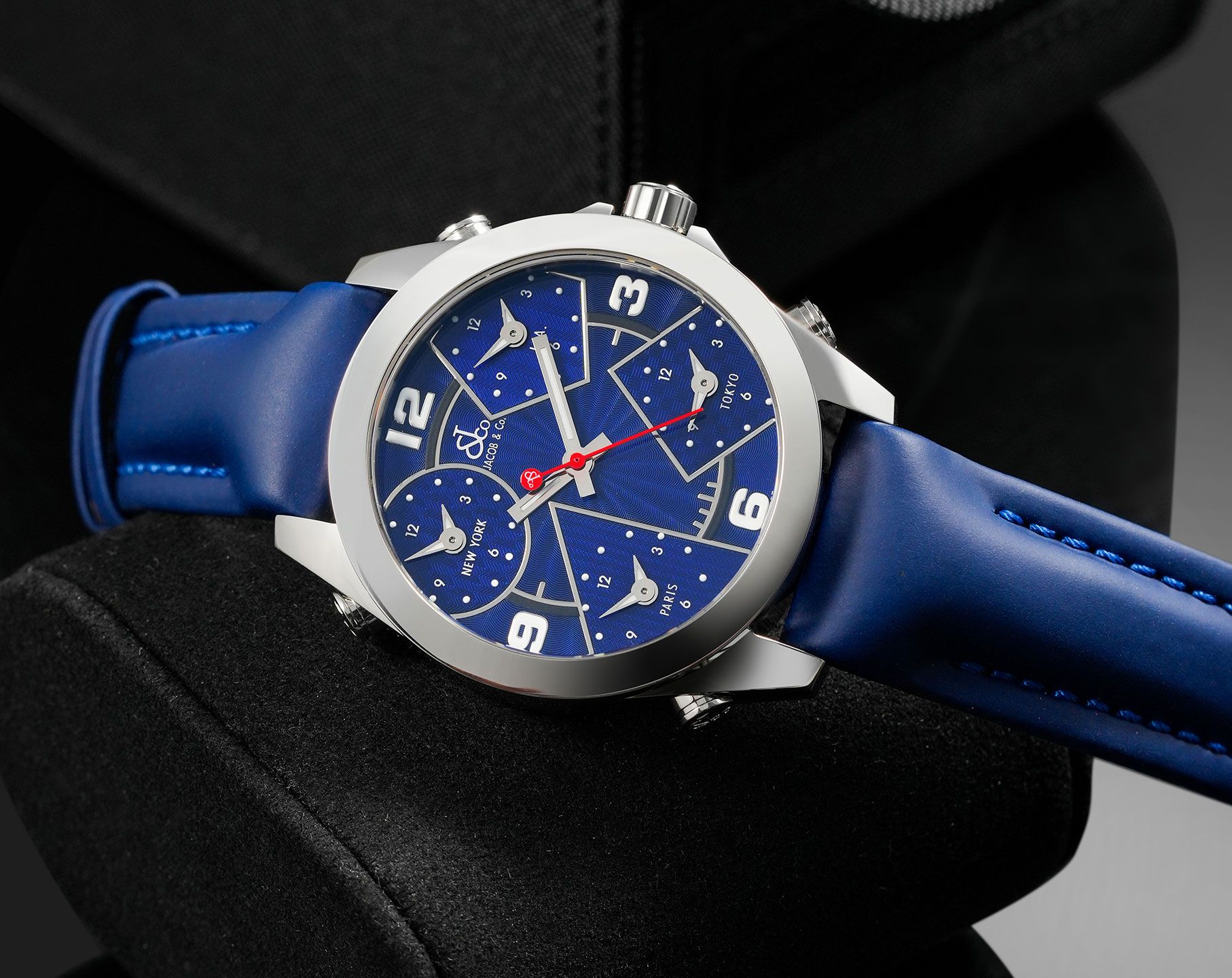 Jacob & Co. The Five Time Zone Quartz Watch | JCM16