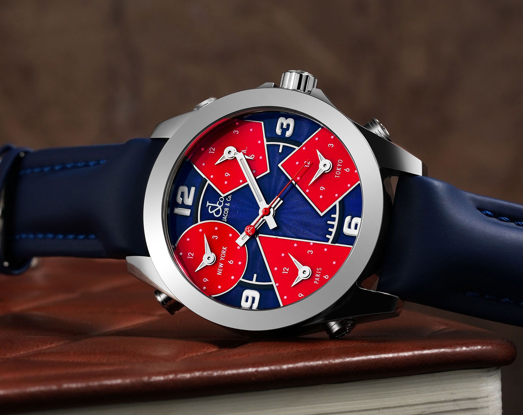Jacob & Co. The Five Time Zone Quartz Watch | JCM19