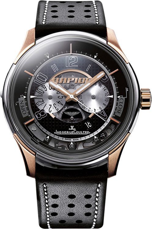 Jaeger LeCoultre Amvox 2 44 mm Watch in Black Dial