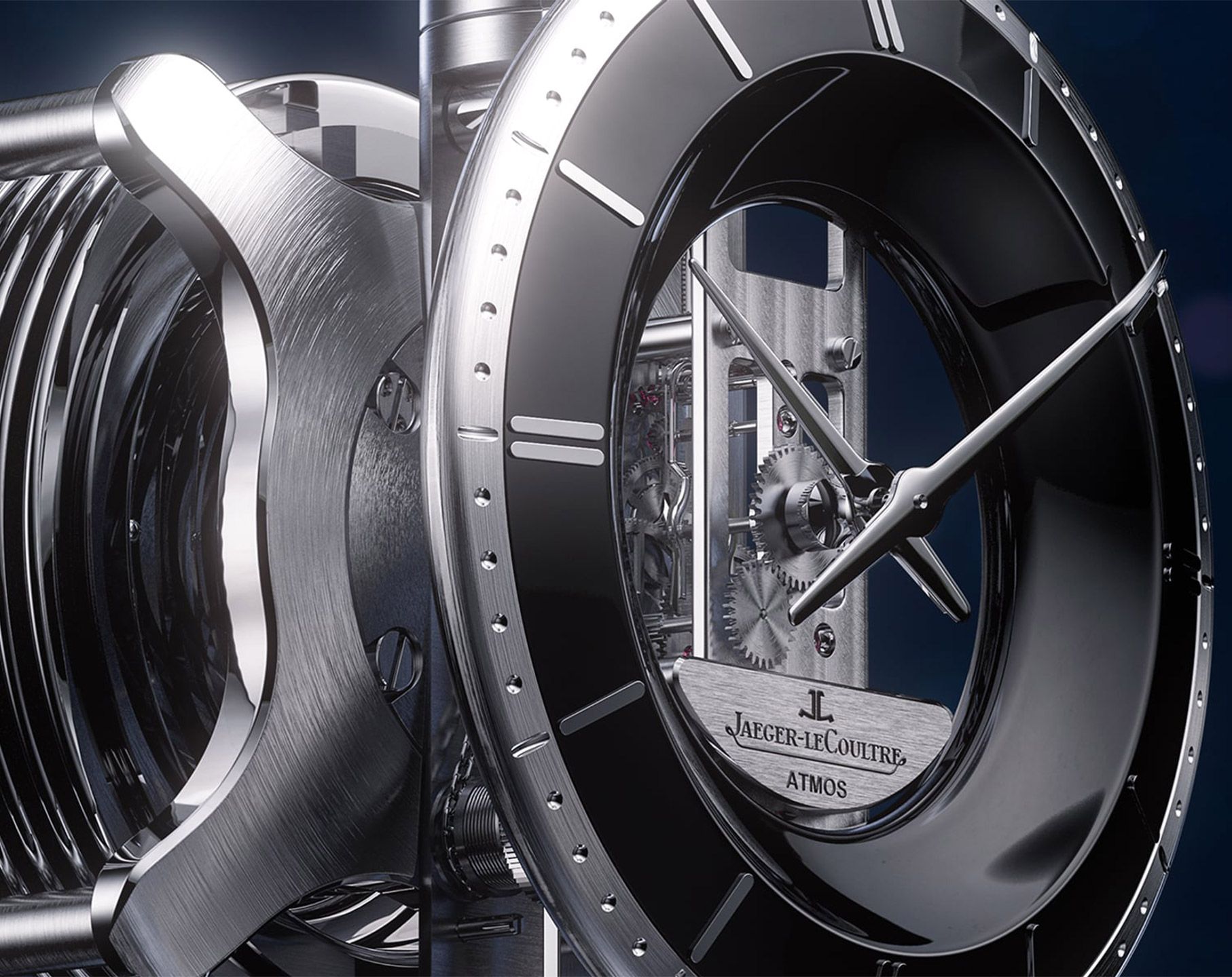 Jaeger-LeCoultre Atmos Q540531J with Trasparent Dial Table Clock