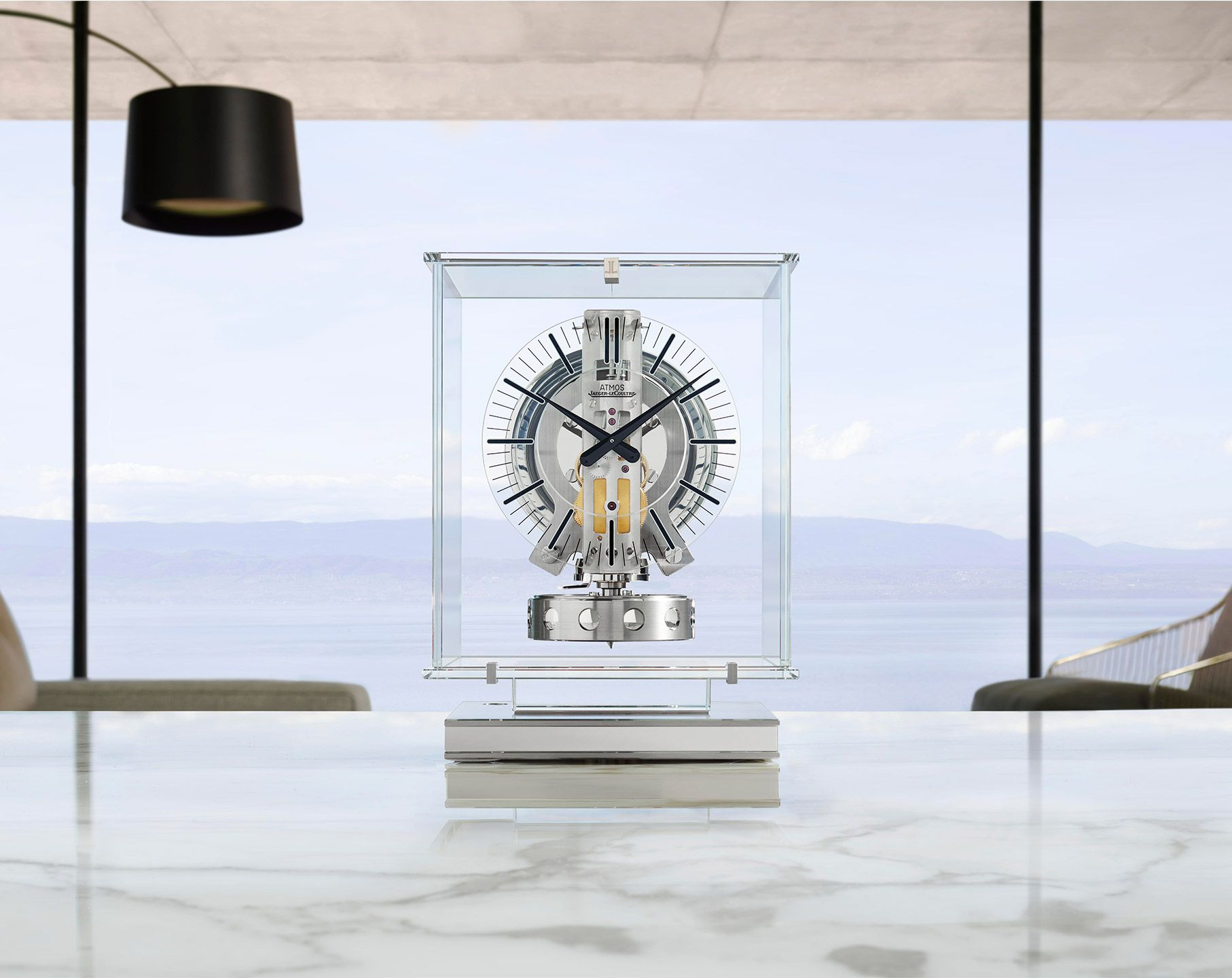 Jaeger-LeCoultre Atmos Q5135204 with Trasparent Dial Table Clock