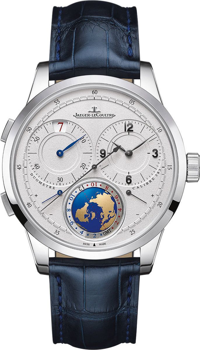 Jaeger-LeCoultre Unique Travel Time 42 mm Watch in White Dial For Men - 1