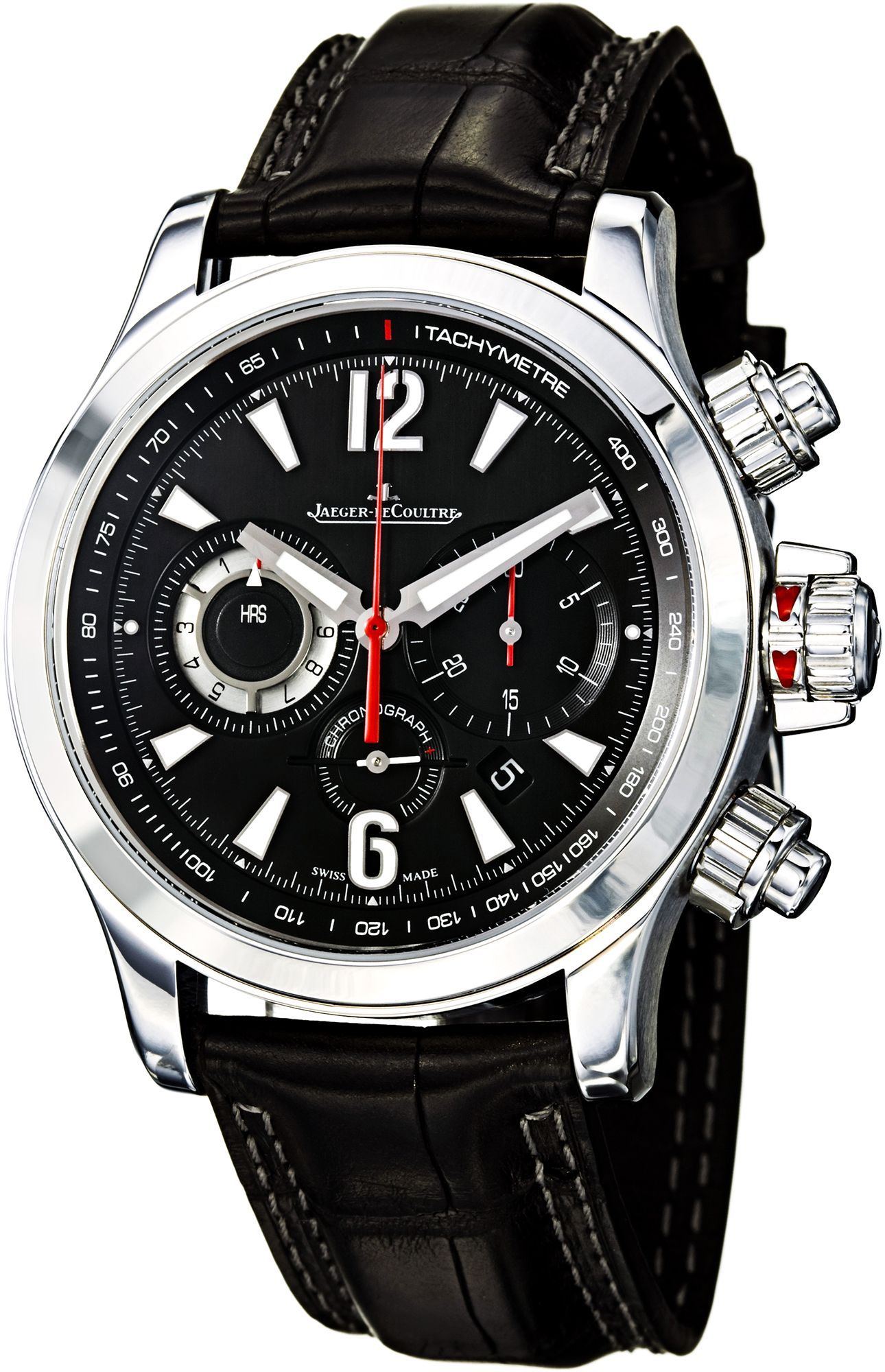 Jaeger-LeCoultre Master Compressor Chronograph 2 41.5 mm Watch in Black Dial For Men - 1