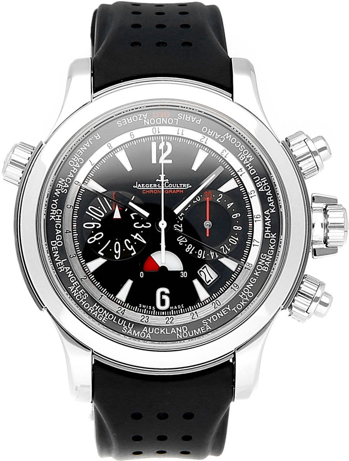 Jaeger-LeCoultre Master Master Compressor Extreme World Chronograph Black Dial 46 mm Automatic Watch For Men - 1