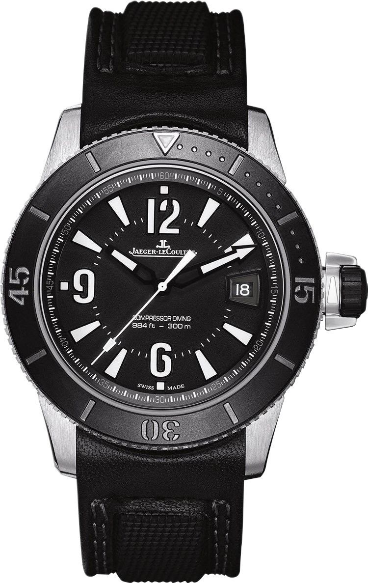 Jaeger-LeCoultre Master Master Compressor Diving Automatic Navy Seals Black Dial 42 mm Automatic Watch For Men - 1