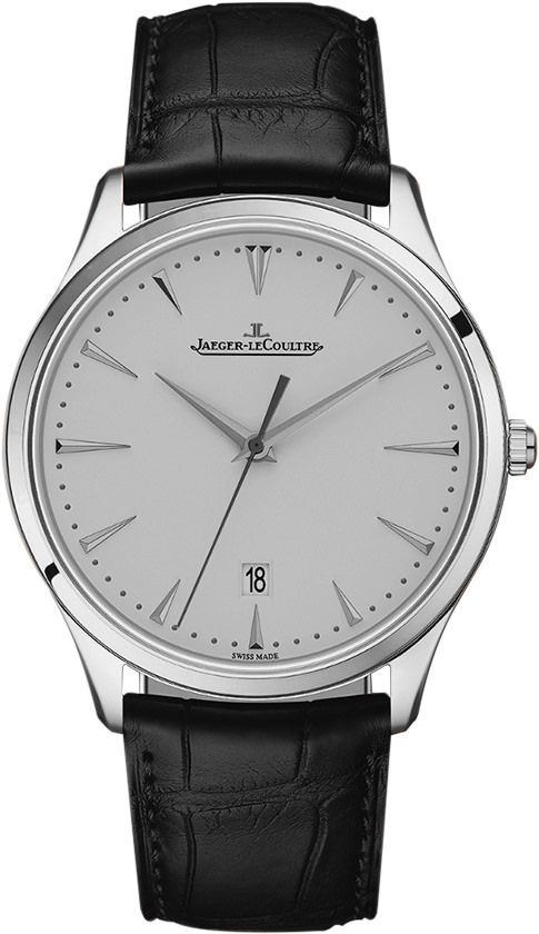 Jaeger-LeCoultre Master Ultra Thin Date Silver Dial 40 mm Automatic Watch For Men - 1