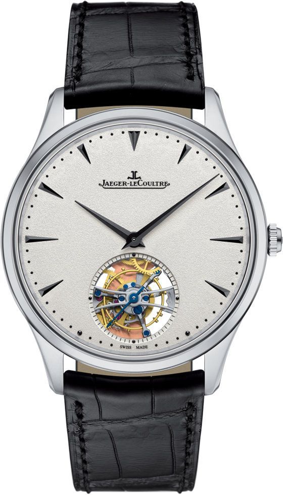 Jaeger-LeCoultre Master Ultra Thin Tourbillon Silver Dial 39 mm Automatic Watch For Men - 1