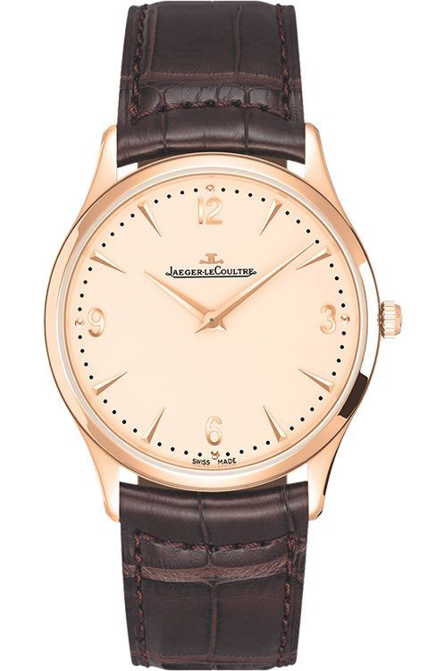 Jaeger LeCoultre Ultra Thin 38 mm Watch in Pink Dial