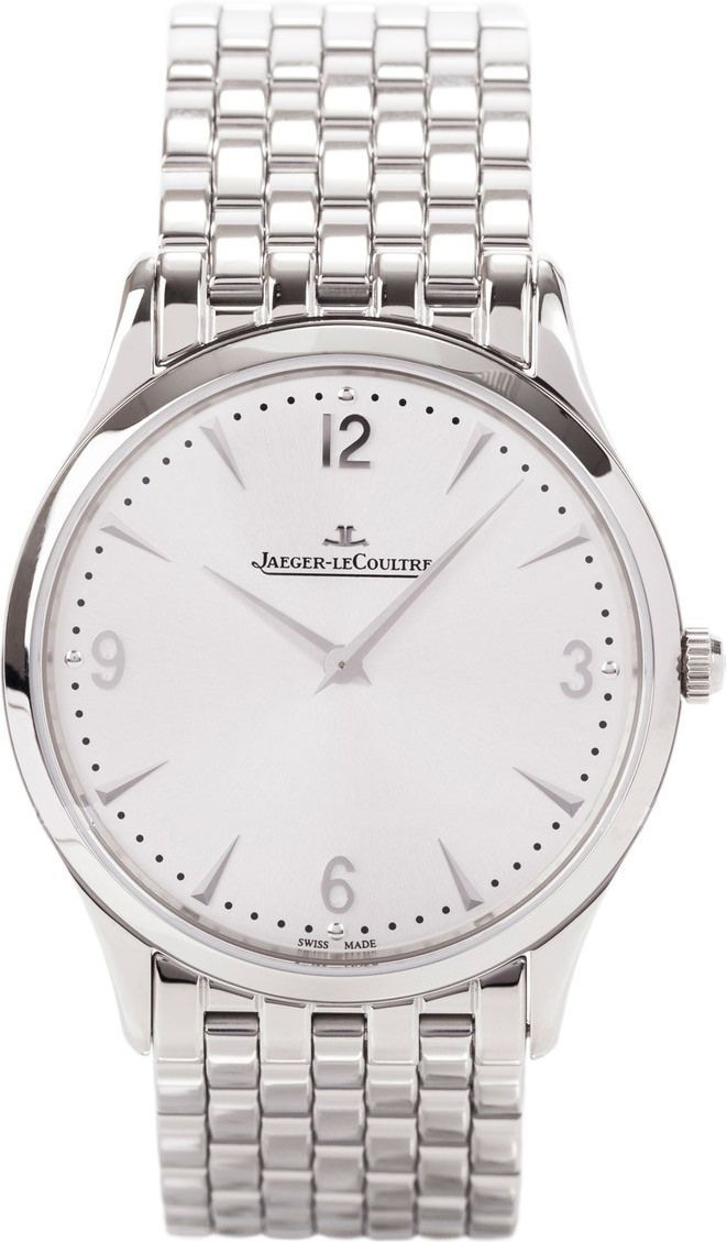 Jaeger-LeCoultre Ultra Thin 38 mm 38 mm Watch in Silver Dial For Men - 1