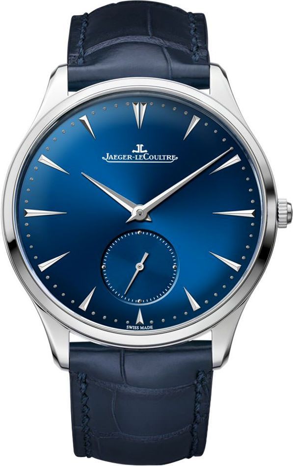 Jaeger-LeCoultre Ultra Thin 40 mm Watch in Blue Dial For Men - 1