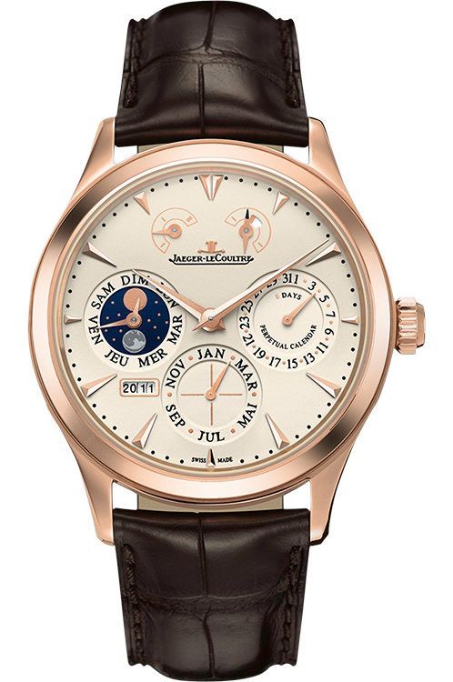 Jaeger LeCoultre Eight Days Perpetual 40 40 mm Watch in Beige Dial