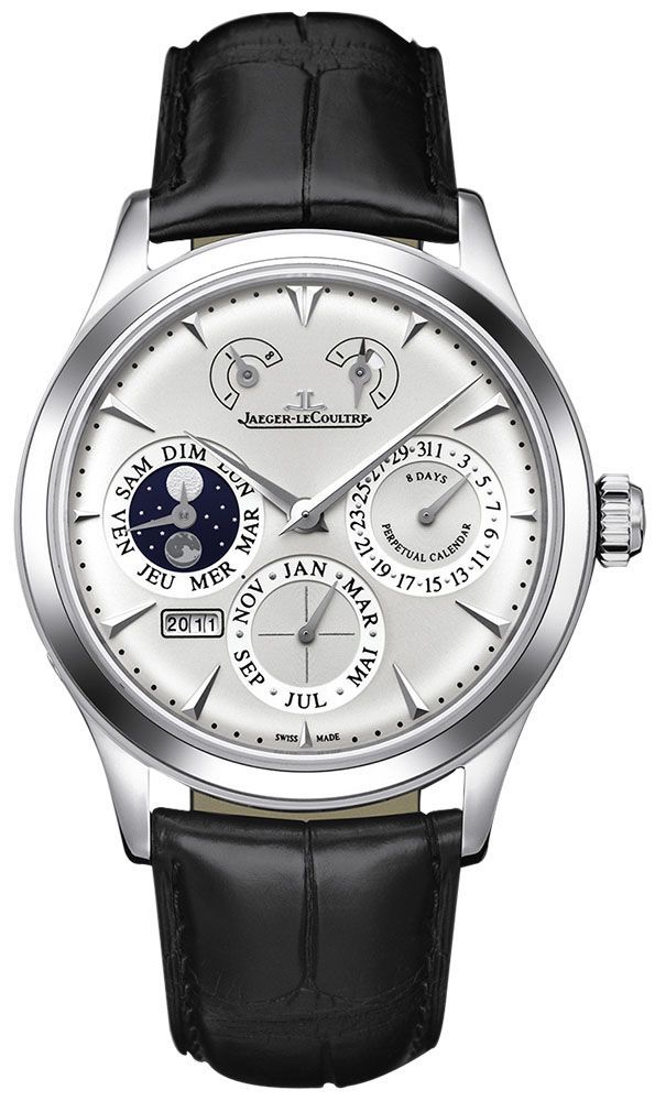 Jaeger-LeCoultre Master Eight Days Perpetual 40 Silver Dial 40 mm Manual Winding Watch For Men - 1
