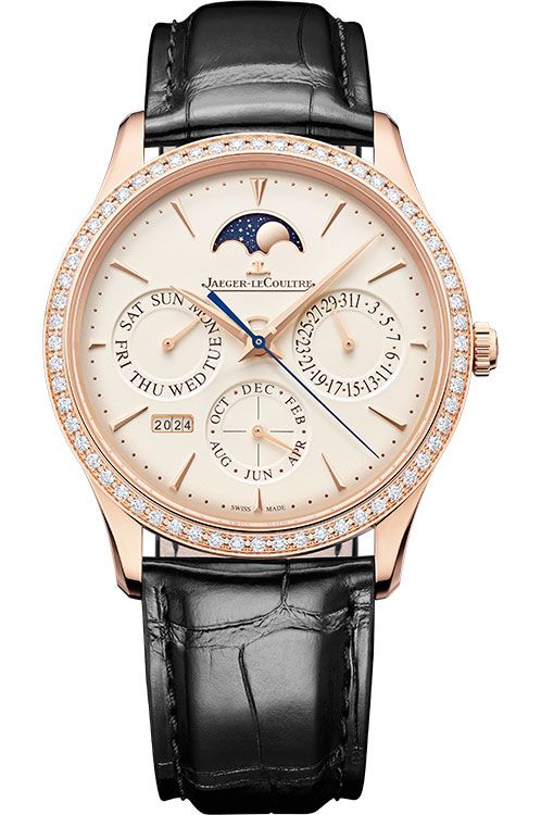 Jaeger-LeCoultre Master Ultra Thin Automatic Men Watches in Round case  Beige Dial