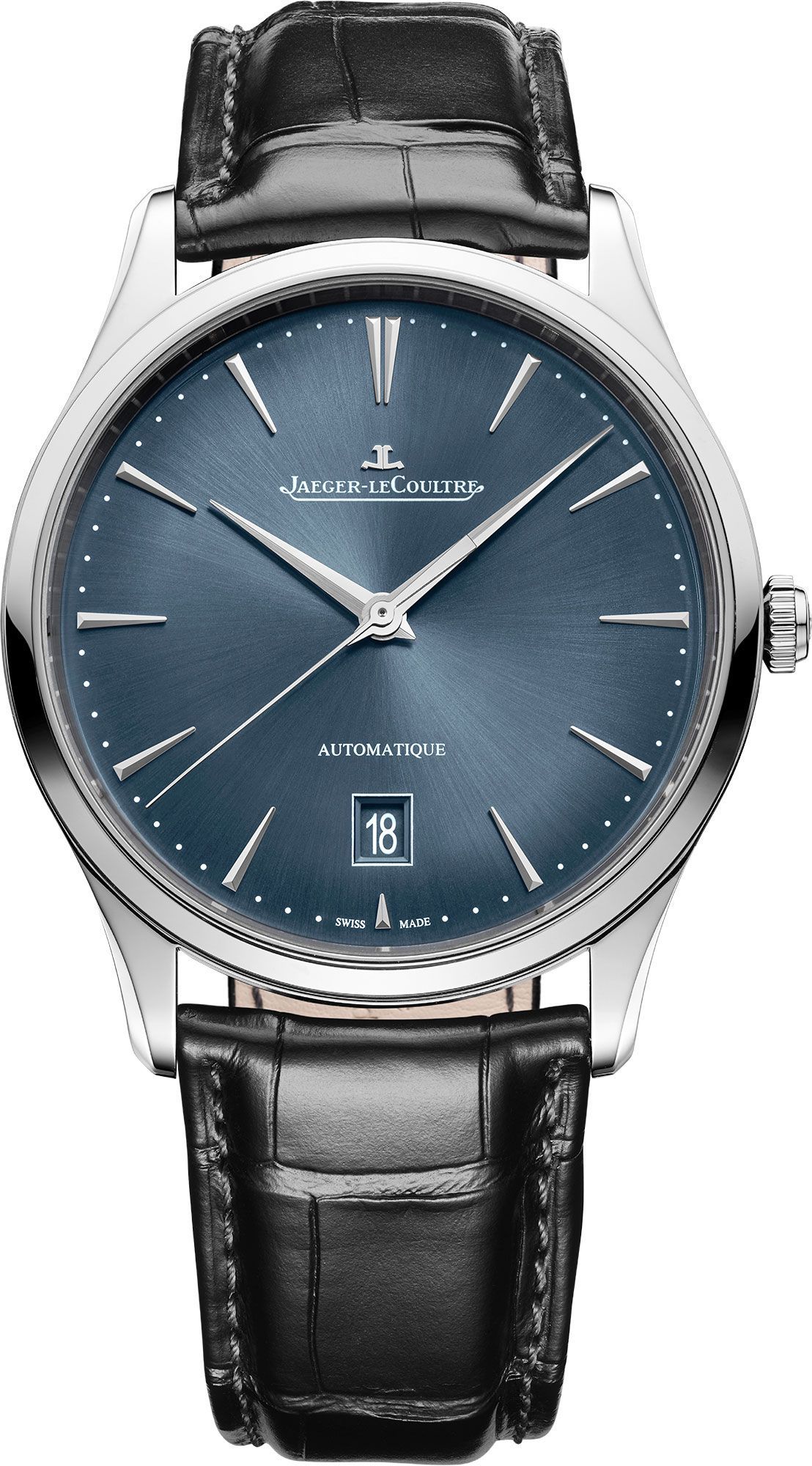 Jaeger-LeCoultre Master Ultra Thin  Blue Dial 39 mm Automatic Watch For Men - 1