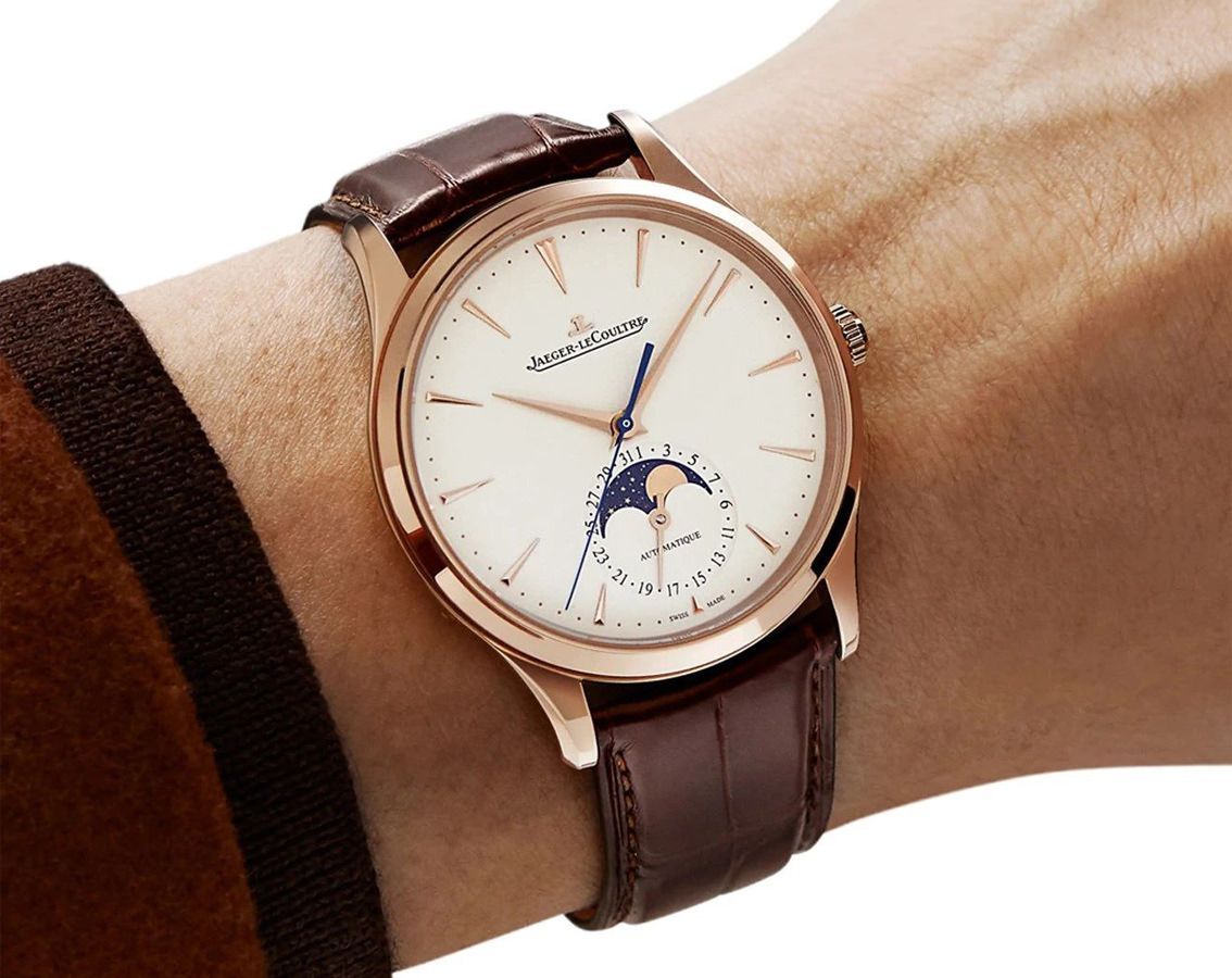 Jaeger LeCoultre Master Ultra Thin 39 mm Watch in Beige Dial