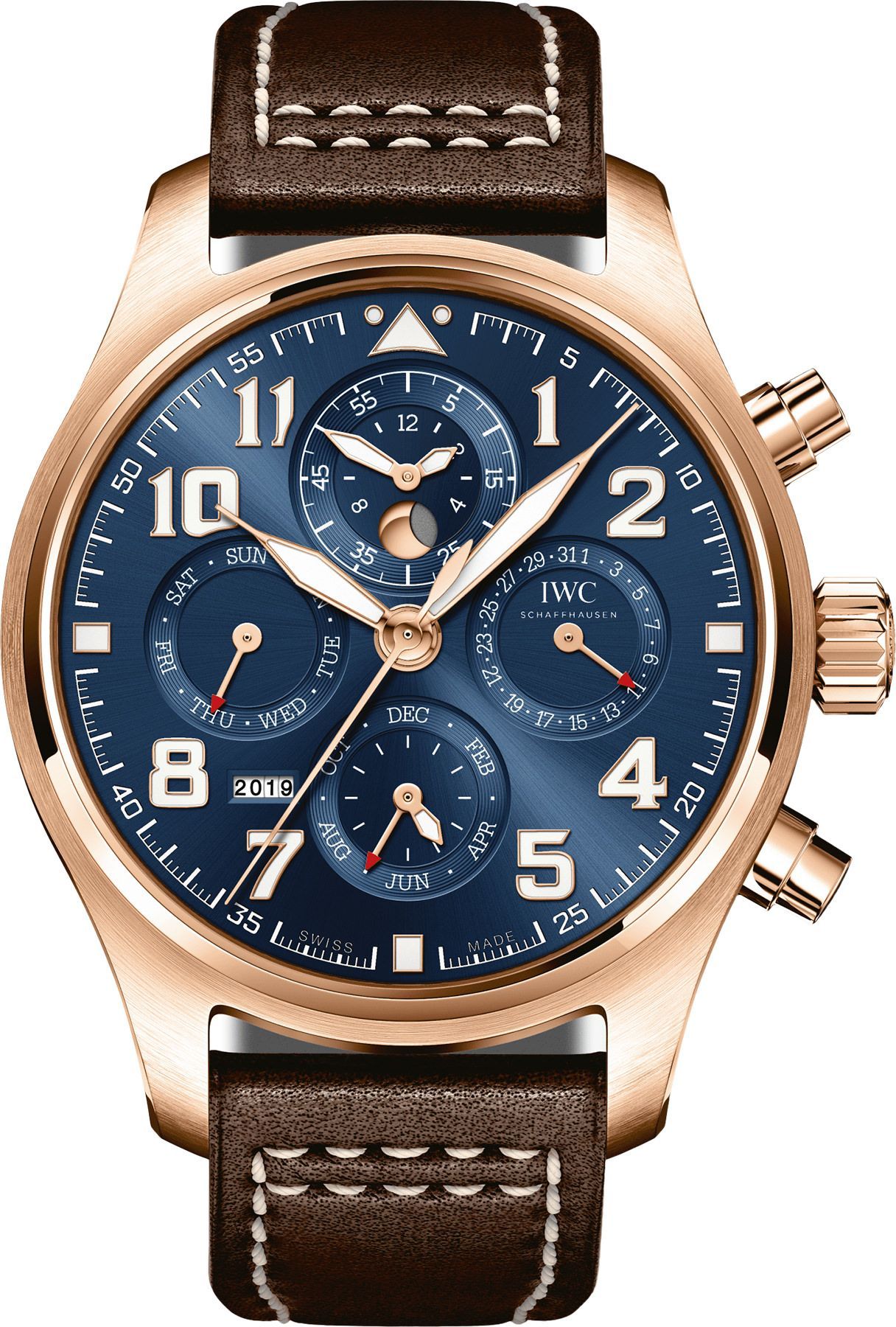 IWC Pilots Perpetual Calendar Chronograph Edition Blue Dial 43 mm Automatic Watch For Men - 1