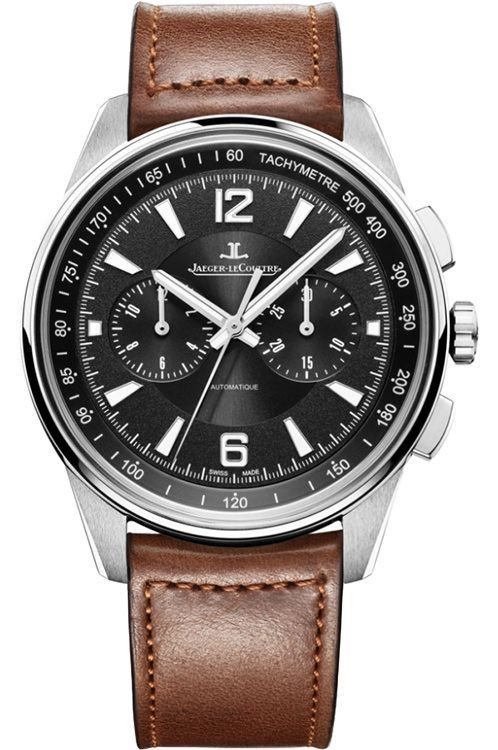 Jaeger LeCoultre Polaris 42 mm Watch in Black Dial